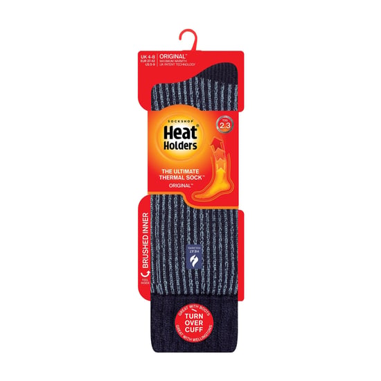 Damen Dicke Winter Warme Kniehohe Rippstrick Thermo Stulpensocken - Image 2