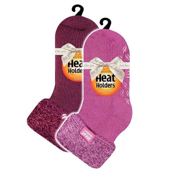 2er-Pack Damen Weiche Lounge-Socken mit Grippaufsatz - Image 2