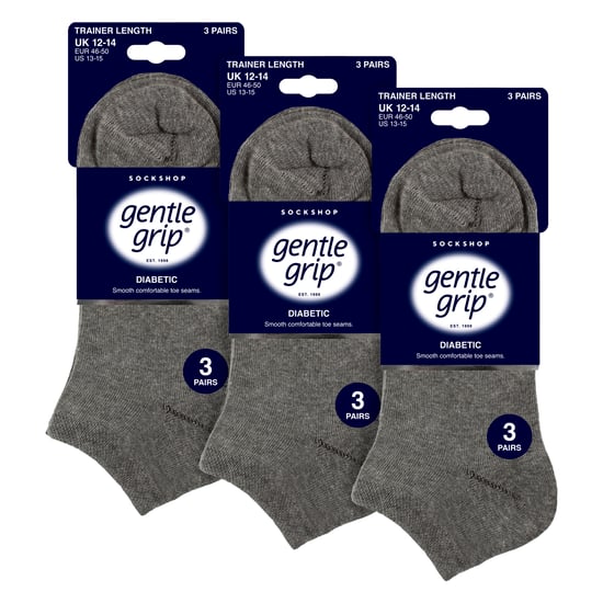 9er Pack Herren Diabetiker Trainingssocken, breite Knöchelsocken für geschwollene Füße - Image 2