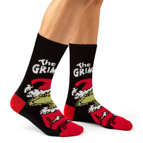 Herren Thermo Socken mit Grinch-Muster für Weihnachten - Image 5