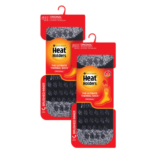 2 Paar Herren Winter Crew Hausschuhsocken - Image 2