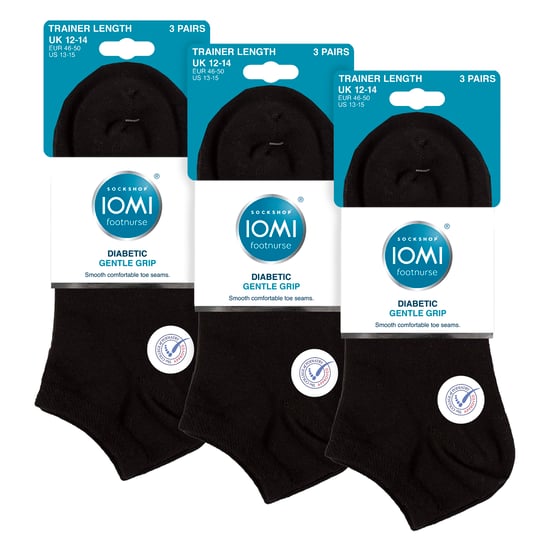 9er Pack Herren Diabetikersocken | Nicht-elastische, extra breite Knöchelsocken - Image 2