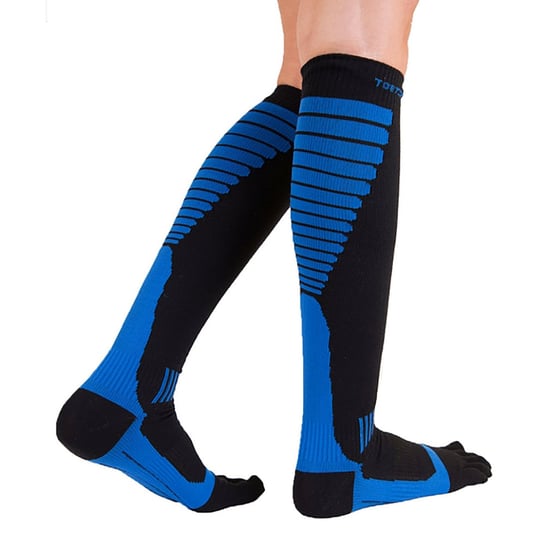 Kompressions-Kniestrümpfe mit Zehenöffnungen - Unisex 1 Pack Sport-Zehensocken - Image 4