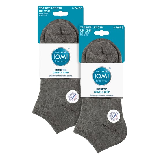 6er-Pack Herren Diabetiker-Turnsocken | Gepolsterte Fußweite Kniestrümpfe - Image 2