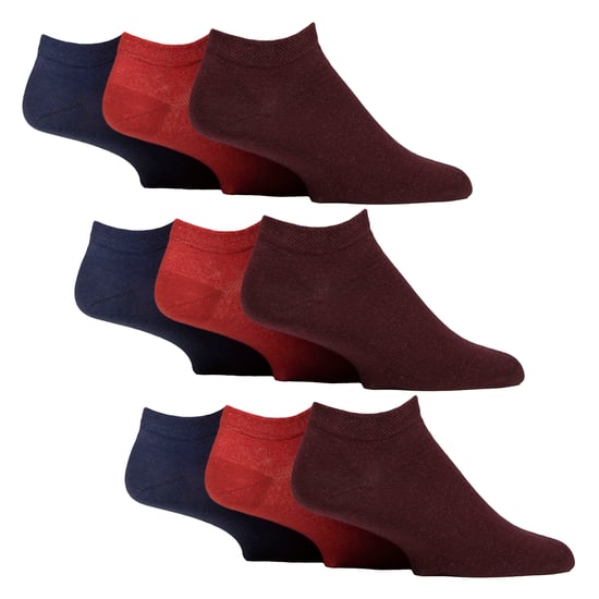 9er-Pack Herren Diabetiker Trainingssocken | Nicht elastische, extra breite Knöchelsocken - Image 1