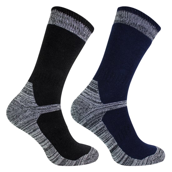 4er Pack Herren Baumwollverstärkte Industrielle Outdoor Arbeitssocken - Image 3