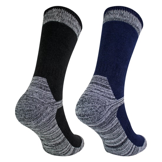 4er Pack Herren Baumwollverstärkte Industrielle Outdoor Arbeitssocken - Image 4