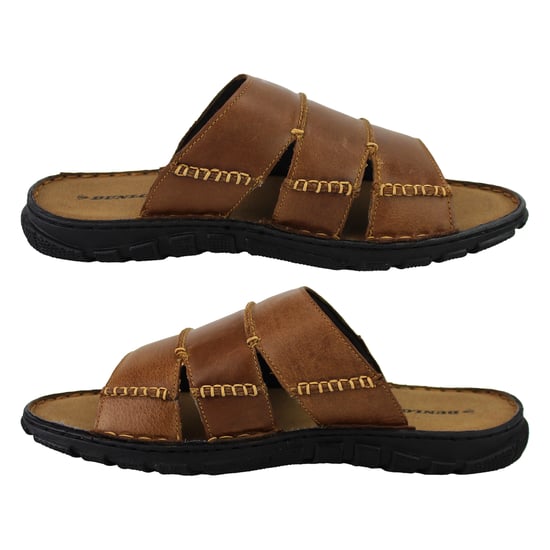 Herren Sommer Strand Leder Slipper - Image 3