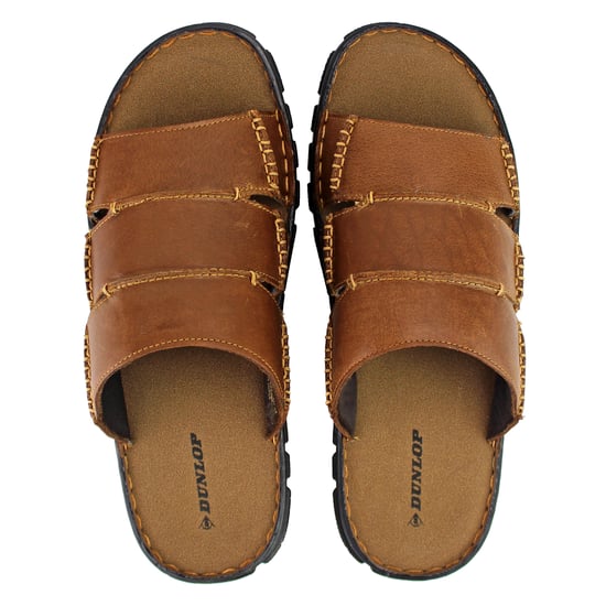 Herren Sommer Strand Leder Slipper - Image 4