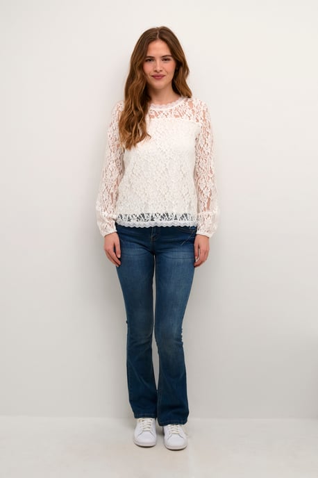 Bluse mit kurzen Ärmeln, normale Passform - Image 1