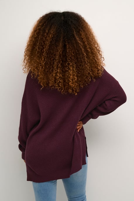 Strickpullover Oversize fit wine - Image 5