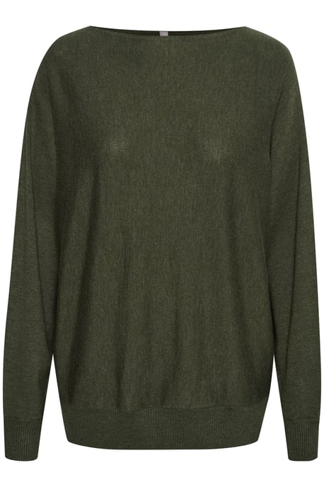 Strickpullover im Oversize-Schnitt olive - Image 4