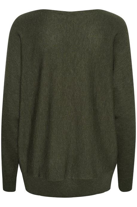 Strickpullover im Oversize-Schnitt olive - Image 5