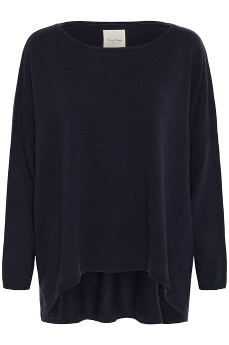 Strickpullover Lockere Passform navy - Image 4