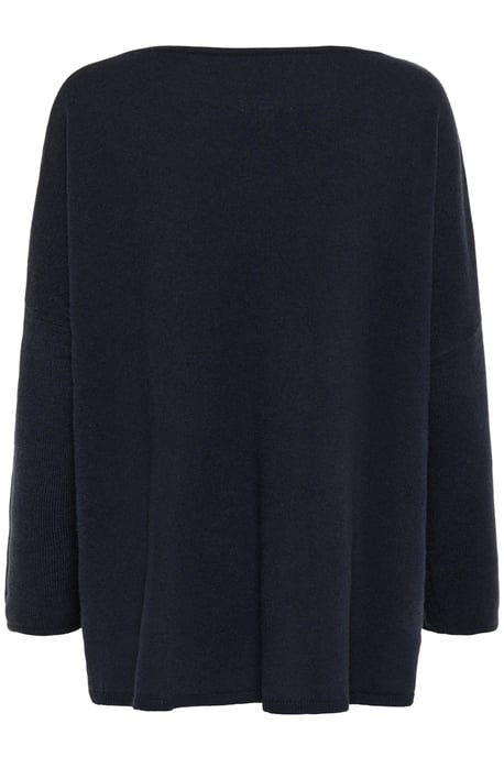 Strickpullover Lockere Passform navy - Image 5