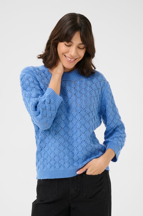 Strickpullover Loose fit blue - Image 3
