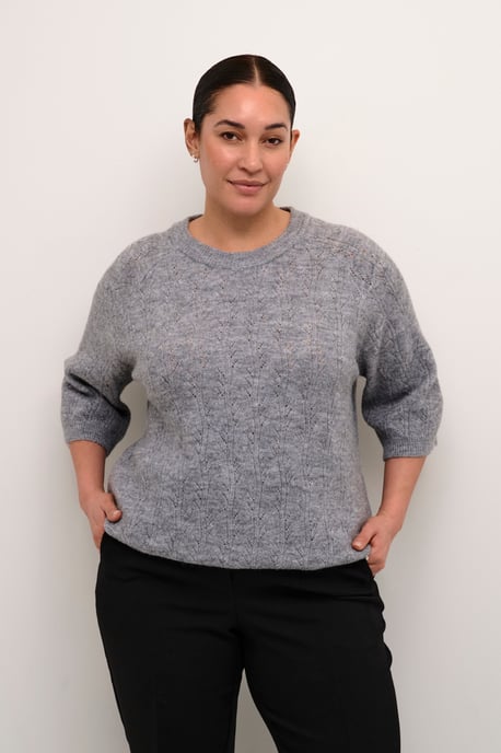 Strickpullover Loose fit grey - Image 3