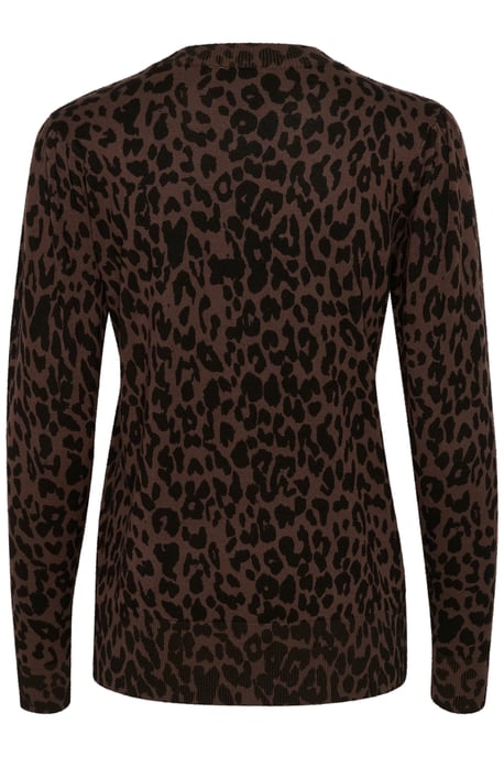 Strickpullover Gerade Passform leopard - Image 5