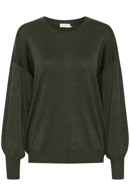 Strickpullover Loose fit dark green - Image 4