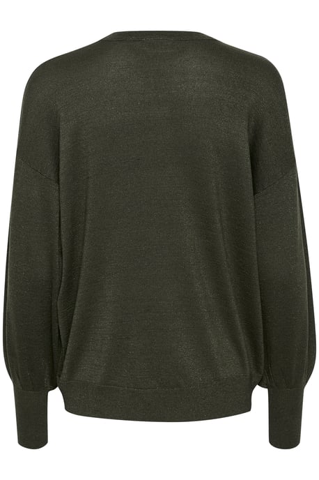 Strickpullover Loose fit dark green - Image 5