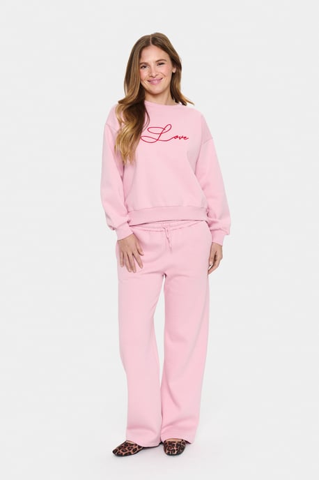 Strickpullover Gerade Passform pink - Image 1