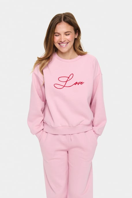 Strickpullover Gerade Passform pink - Image 4