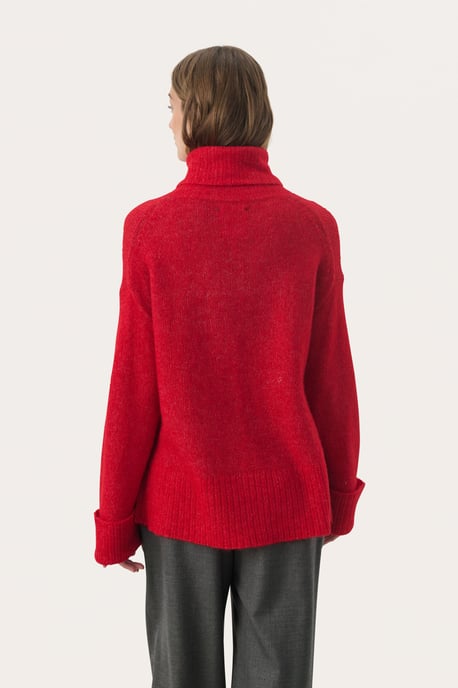 Strickpullover Lockere Passform red - Image 4