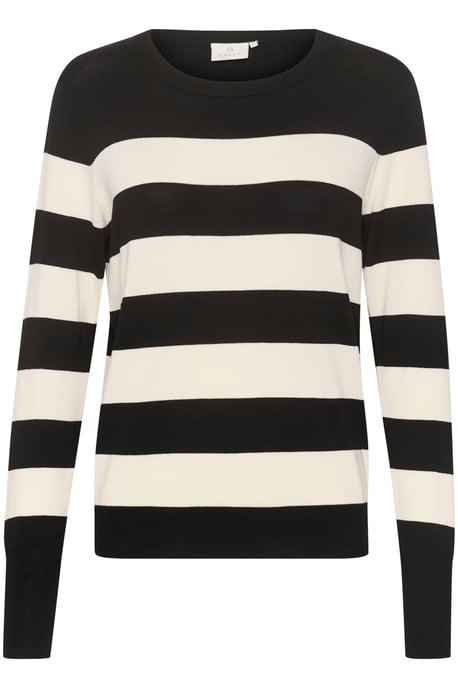 Strickpullover Regular fit black offwhite - Image 4