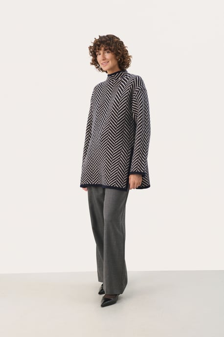 Strickpullover Oversize fit navy - Image 2