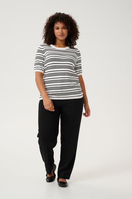 Strickpullover Regular fit black offwhite - Image 2
