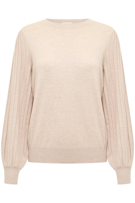Strickpullover Normaler Schnitt sand - Image 4