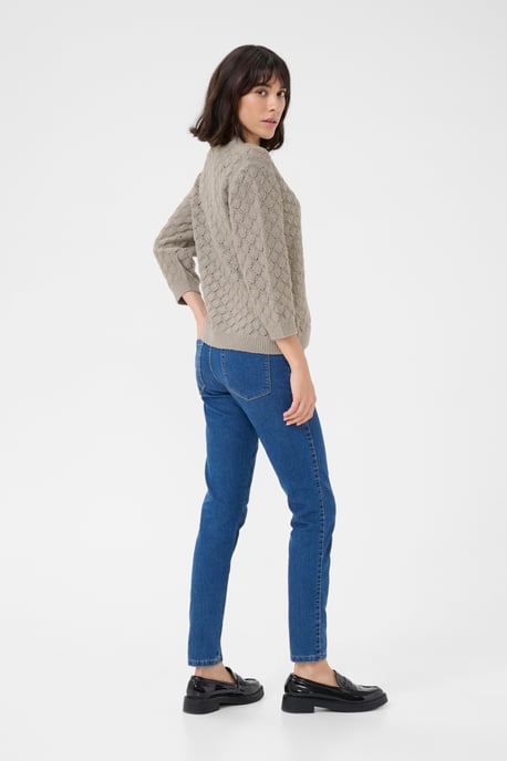 Strickpullover Loose fit light grey - Image 2