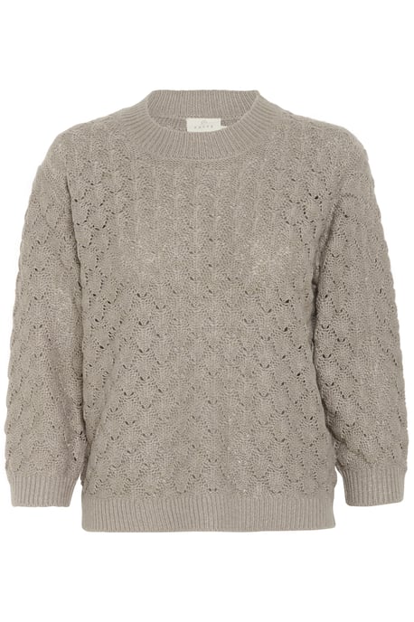 Strickpullover Loose fit light grey - Image 4