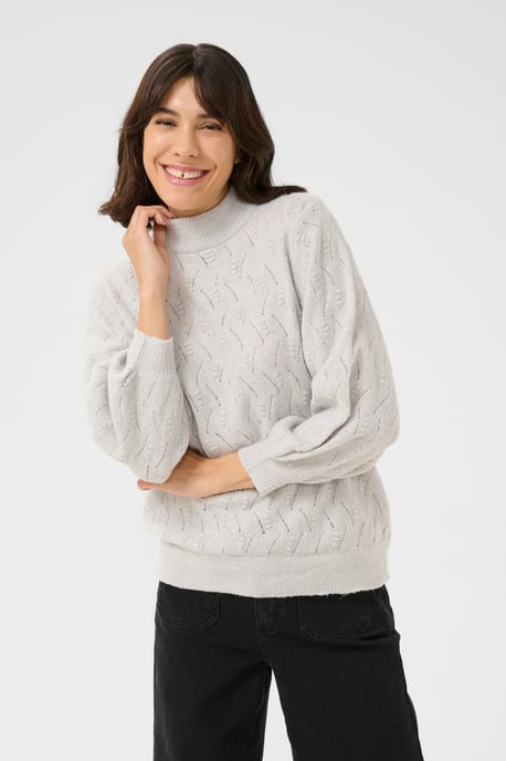 Strickpullover Regular fit light grey - Image 3