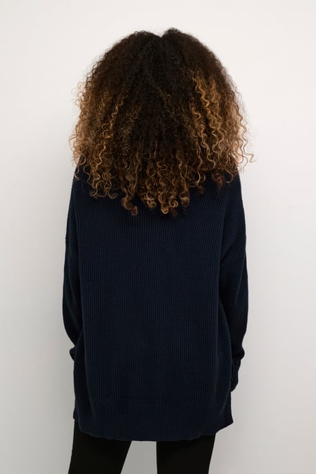 Strickpullover Oversize fit dark blue - Image 3
