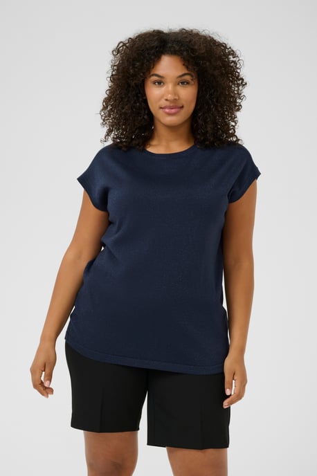 Strickpullover Loose fit dark blue - Image 3