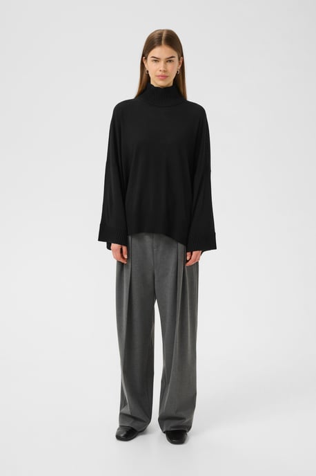 Strickpullover Relaxed fit black - Image 3