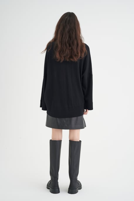 Strickpullover Relaxed fit black - Image 5