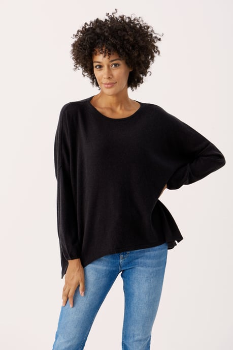 Strickpullover Lockere Passform black - Image 5