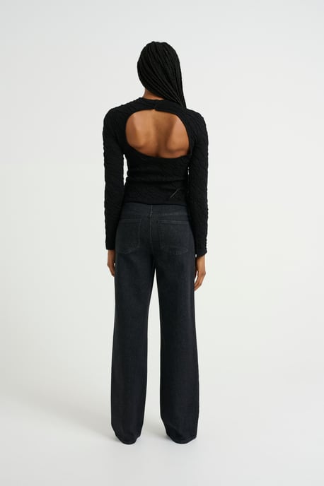 Strickpullover Slim fit black - Image 2