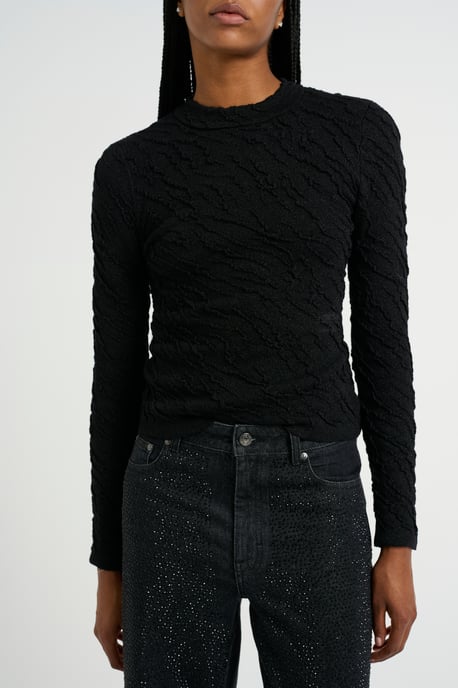 Strickpullover Slim fit black - Image 4