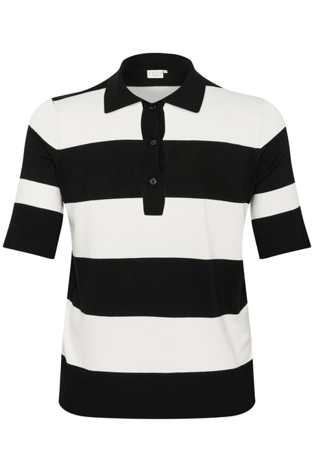 Strickpullover Loose fit black offwhite - Image 4