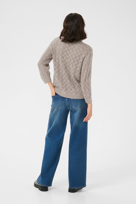 Strickpullover Loose fit light grey - Image 2
