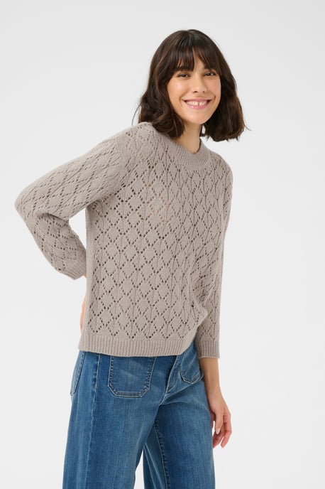 Strickpullover Loose fit light grey - Image 3