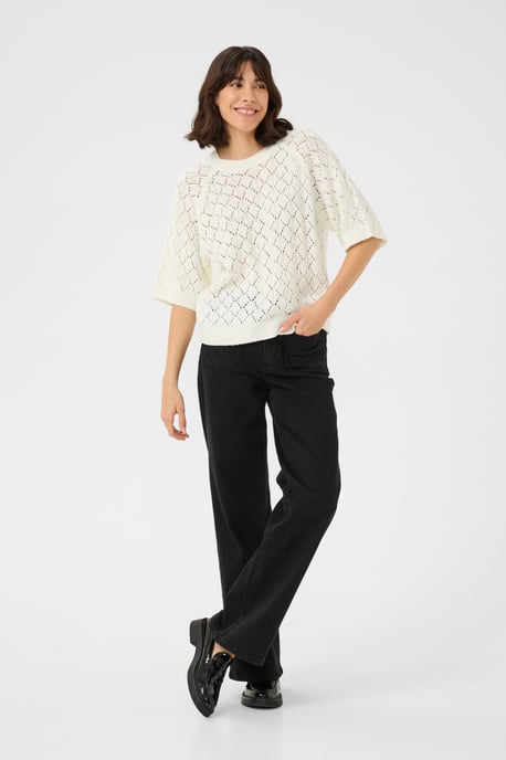 Strickpullover Loose fit white - Image 1