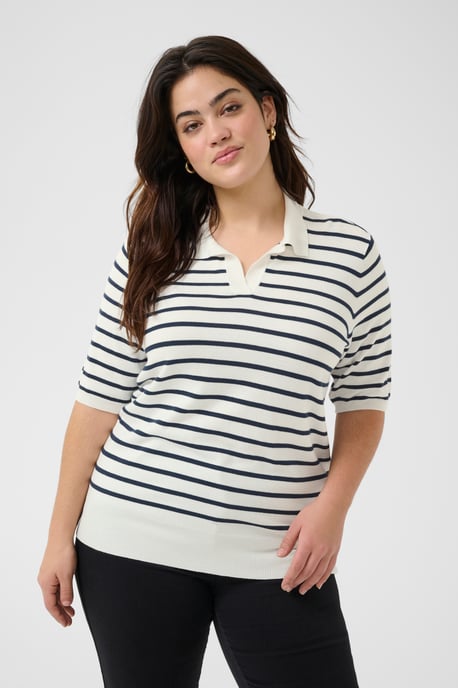 Strickpullover Regular fit blue white - Image 3