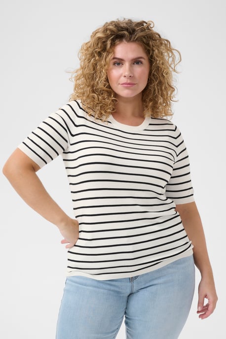 Strickpullover Regular fit black offwhite - Image 3