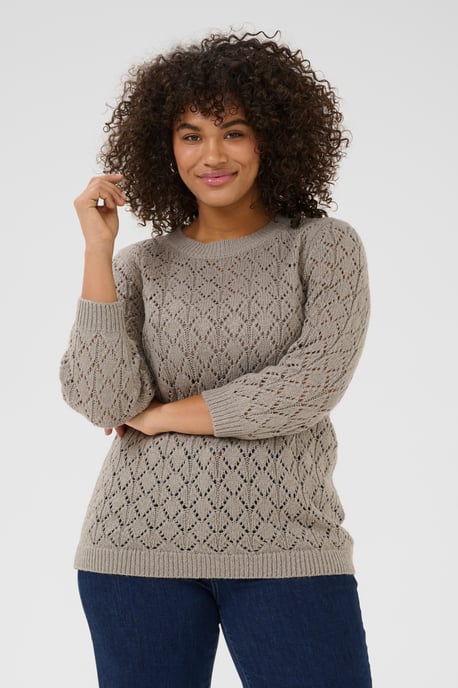 Strickpullover Regular fit light grey - Image 3