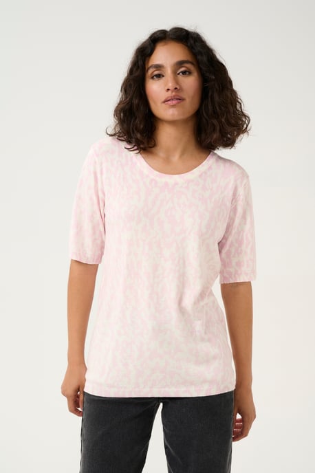Strickpullover Regular fit pink white - Image 2