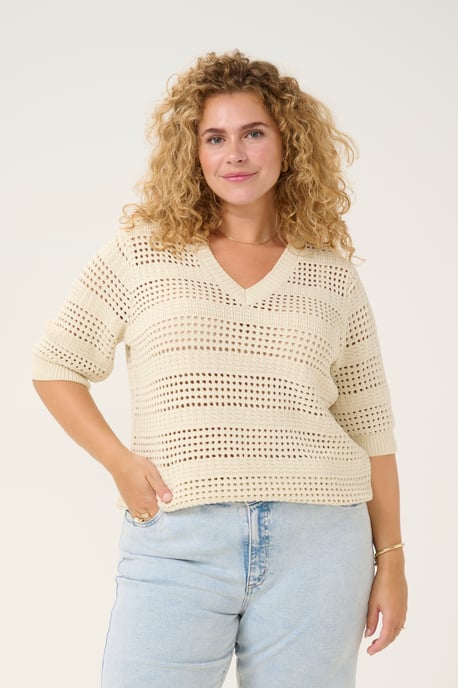 Strickpullover Loose fit white - Image 3